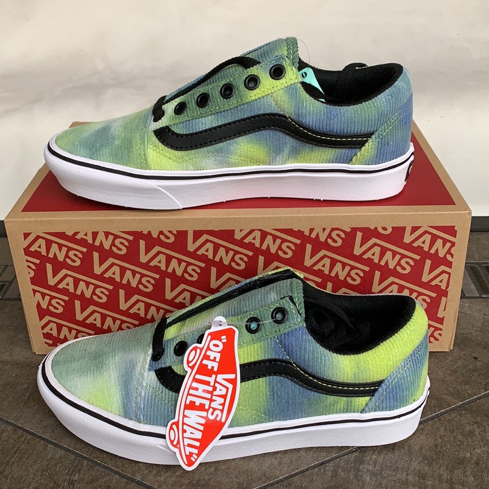 VANS COMFYCUSH OLD SKOOL BLOTCHED Multi/Black WMNS - Picture 3 of 12